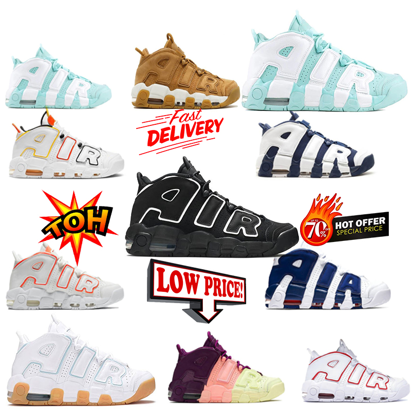 Upetepaos 96 Air Outdoor Hommes Femmes Total Max Scottie Pippen Blanc Varsity Vert Vert Grassland Bulls Université Bleu UNC Baskets sport 36-45