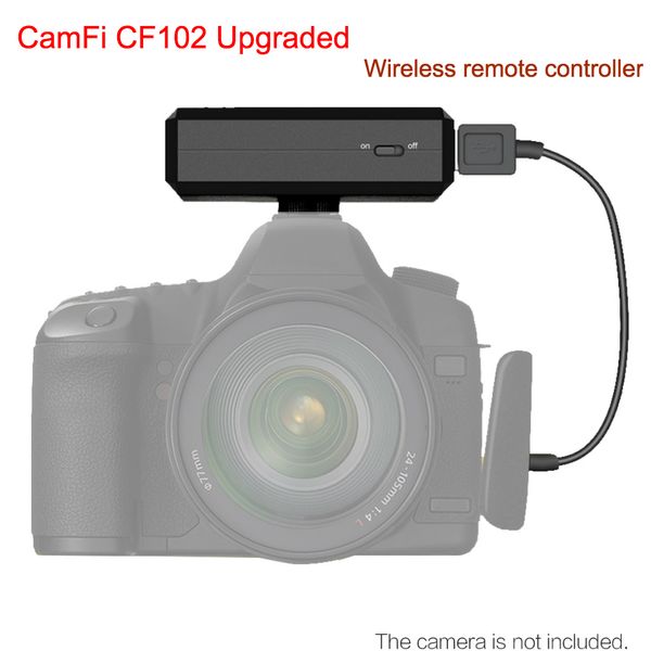 Freeshipping Upggraded Wifi inalámbrico Cámara DSLR Control remoto Captura Transmitir tabletas inalámbricas para iPhone PC TV SONY CANON