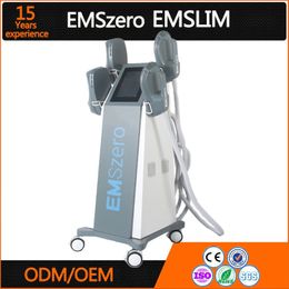 Mettre à niveau 14 Tesla Emslim Health Beauty Items Neo Machine Emszero Electro Magnetic Muscle Stimulator EMS Corps Sculpting Dispositif 4 PCS