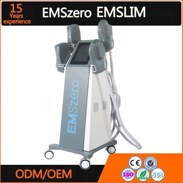 Mise à niveau 14 Tesla EMSLIM Health Beauty Items NEO Machine EMSZERO Stimulateur musculaire électromagnétique EMS Dispositif de sculpture corporelle 4 poignées