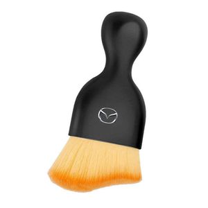 Brosse douce de nettoyage d'emblème de voiture, outil de dépoussiérage pour Mazda 6 3 Cx5 5 2 323 Cx7 Demio Atenza Axela Mx30 Cx30 Cx3 Cx9 Rx8 Rx7 1 pièces