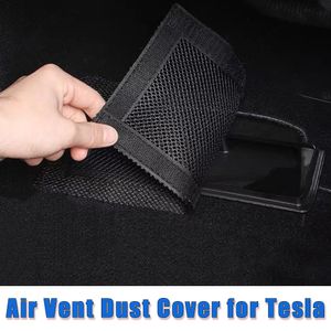 Upgrade 2 Stuks Auto Air Vent Anti-Blocking Stofkap Conditioning Outlet Mesh Beschermende Covers Voor Tesla Model 3/Y