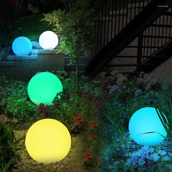 Amélioration de la piscine flottante de 30 cm avec une balle de terrasse éloignée de jardin imperméable extérieur LED LED illuminé lampe