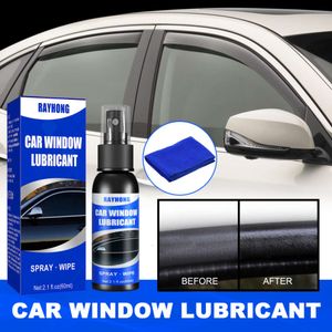 Mise à niveau du lubrifiant pour vitres de voiture 60ml, bande de caoutchouc pour porte, antirouille, élimine le bruit, lubrifiant pour vitres, adoucissant, entretien, accessoires automobiles