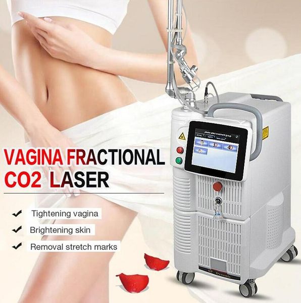 Mise à niveau du tube RF 60w Co2 Fractional Laser Wrinkle Removal 4D System acné cicatrice élimination des rides rajeunissement de la peau élimination des vergetures vaginale serrer la machine laser