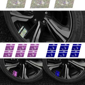 Upgrade 6 Stuks Reflecterende Auto Velg Stickers Mark Streep Racing Wheel Hub Decals Voor Maat 18 