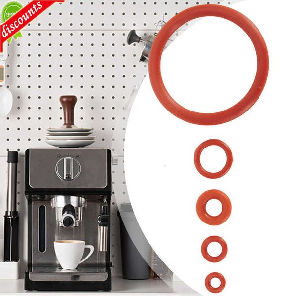 Accesorios mejorados juntas tóricas 1 Uds máquina de café silicona de calidad alimentaria para Gaggia para junta de boquilla Saeco junta tórica de sello rojo