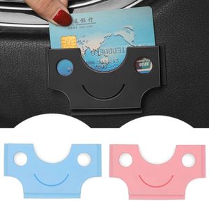 Améliorer le chantier de stationnement Clip de la carte multifonction Porte-cartes de pare-brise Moutien du pare-brise pour le tableau de bord Auto Door Soleil Visor Organisateur Stickers