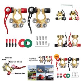 Upgrade Charger Terminals Auto 12 V Lader 12V Erminal Connector Batterij Kabel Terminal Adapter Koperen Klemmen 1 Paar