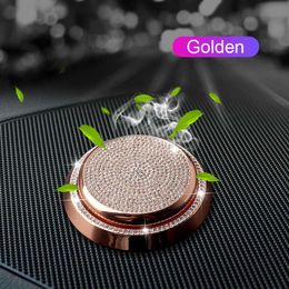 Upgrade Diamond Car Center Console Parfum Decoratie UFO Vorm Aromatherapie Diffuser Air Fresh Auto Decoratie Bling Auto Accessoires