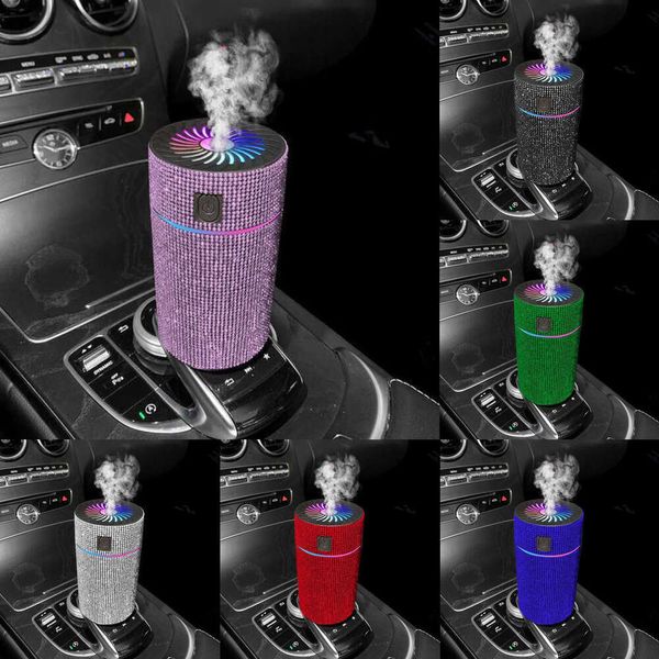 Humidificador de diamante mejorado con luz Led, purificador automático, difusor de aromaterapia, ambientador, accesorios para coche