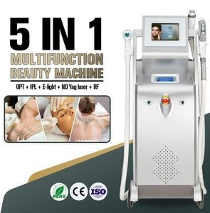 Mise à niveau E light IPL OPT épilation machineQ switch nd yag détatouage au laser Acne Treatmentr pigment rides vasculaire enlever avec traitement au carbone