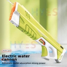 Améliorer le pistolet à eau électrique extérieur Auto Auto Sucking Power Shooting Fight Game Toys Gifts for Kids Adults 240420