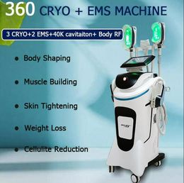 Upgrade Emslim Cryo 2 in 1 Slankmachine Hi-EMT spier beeldhouwen spiertrainer 40K RF Cryolipolyse Vet Freeze Body Shaping gewichtsverlies schoonheidssalon apparatuur