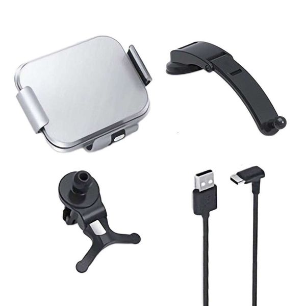 Actualización Galaxy Z Fold 4 3 2 1 soporte cargador inalámbrico de doble bobina para coche para Samsung W22 W21 W20 teléfono plegable carga rápida A4v7