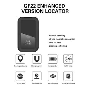 Mise à niveau GF22 Mini positionneur de suivi de voiture dispositif antivol APP suivi en temps réel GPS localisateur Wifi enregistrement commande vocale anti-perte