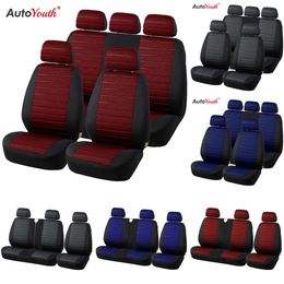 Fundas de asiento delantero grises mejoradas para Interior de coche para Toyota F30, funda para HONDA CIVIC, accesorios para Suzuki Baleno