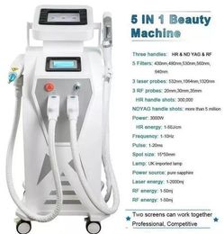 Upgrade IPL Tattoo Removal Machine Vascular Pigment Acne Therapie Laser 5 Filters Opt Tattoo/Acne/Pigment/Wrinkle/Vascular Hair Remail Machine
