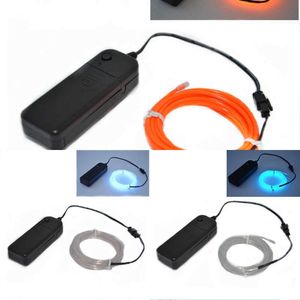 Upgrade Lichtgevende EL Draad Kabel 1M/3M/5M Auto-interieur Sfeer Verlichting Dance Party thuis Neon DIY Kostuums Decor LED Strip Omgevingslicht