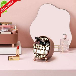 Upgrade Make-up Organizer Box Cosmetische Organizer Mode Kaptafel Lip Glazuur Lange Lippenstift Luchtkussen Oogschaduw Palet Opslag