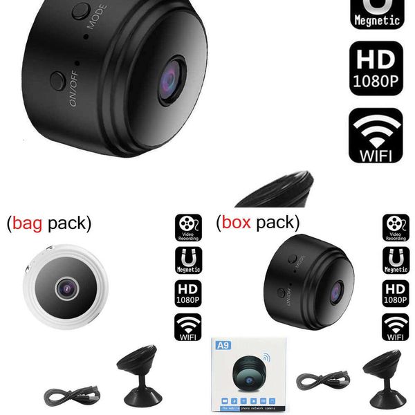 Mise à niveau Mini caméra A9 Wifi sans fil Hd1080p enregistreur vocal vidéo caméscope à domicile Vision nocturne caméras de Surveillance de sécurité