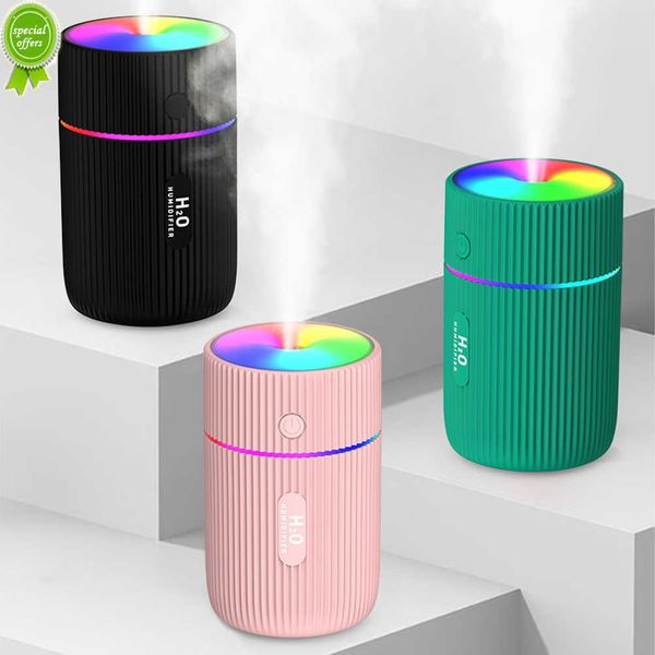 Améliorer le mini-purificateur de rémunération d'air humidificateur Air Air avec LED LED 2MODES DIFFUSER DE L'HUILE USB POUR LA CAR