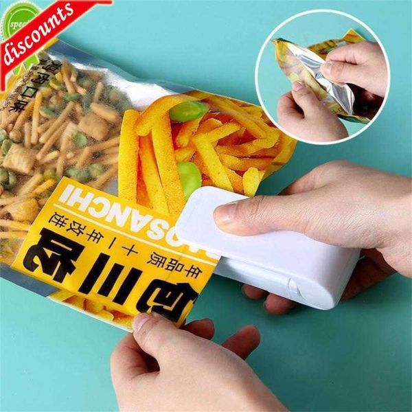 Mise à niveau Mini scellant sac en plastique Machine sac de rangement Clip étanchéité Machine de stockage Portable scellant emballage joint alimentaire Snack Gadgets de cuisine