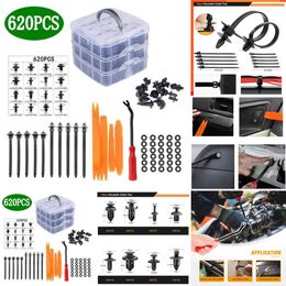 Upgrade Nieuwe 620 Stuks Panel Gemengde Uitbreiding Schroef Draagbare Gespen Klinknagel Sluiting Clip Accessoires Auto Gesp Set Duurzaam 970G