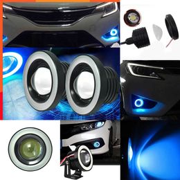 Upgrade Nieuwe Angel Eye Fog Circle COB Dagrijverlichting 30W Gemodificeerde Led Fisheye Licht Auto Exterieur Accessoires