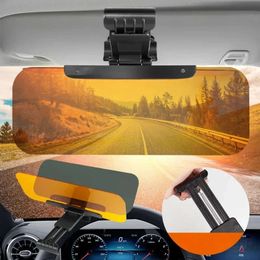 Actualizar el nuevo automóvil Sun Visor gafgle Visión nocturna HD Anti Sunlight Day Day Mirror UV Fold Flip hacia abajo Vista transparente Espejos interiores