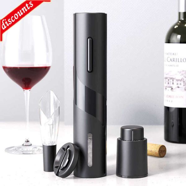 Mise à niveau du nouvel ouvre-bouteille électrique, tire-bouchon automatique rechargeable, ouvre-bouteille de vin créatif avec câble de chargement USB, convient pour un usage domestique