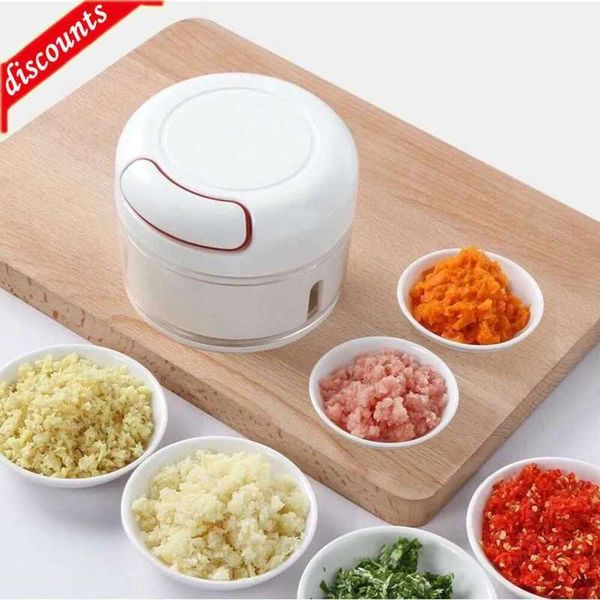 Mise à niveau de la nouvelle presse à main pour hacher l'ail Presse-ail professionnel en acier inoxydable Ustensiles de cuisine Broyeur Gadgets Chopper Râpe manuelle