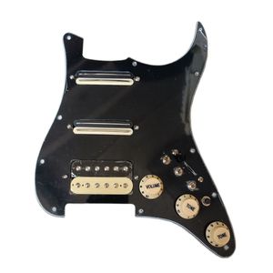 Actualice la configuración de pastilla Pickguard de guitarra precableada SSH Zebra MINI Pastillas Humbucker High Output DCR 3 Switch 20 Tonos Más