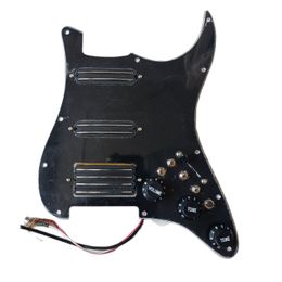 Upgrade Propired SSH PickGuard Multifunctionele Set met Dual Hot Rail High Output Black Pickups 4 Switch voor FD-gitaar