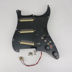 Upgrade Prewired SSS Guitar Pickguard Hoge Output DCR Zebra Mini Humbucker Pickups 1 Set bedrading harnas