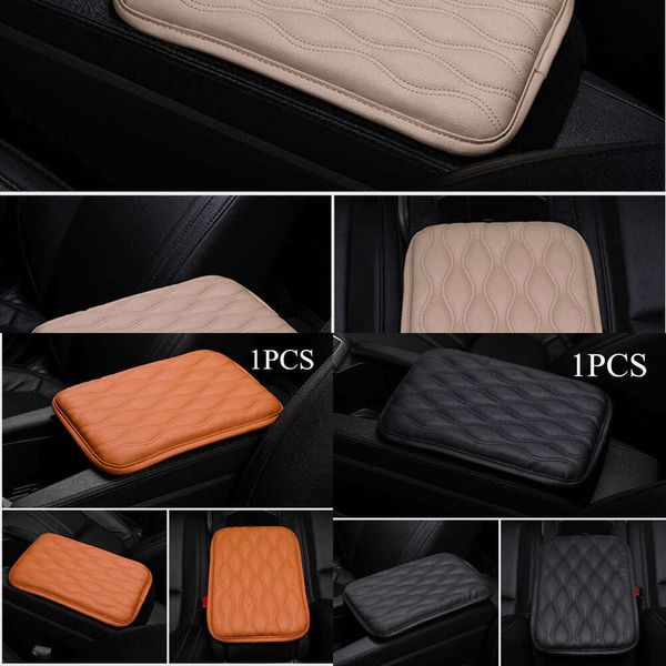 Mise à niveau Puleather Auto Console centrale housse de protection en cuir imperméable housse de coussin de protection de boîte de siège de voiture coussin de Protection support de main