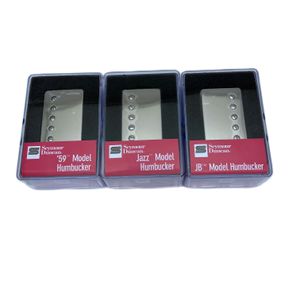 Mise à niveau des micros Seymour Duncan Alnico Hot Rodded Humbucker Chrome JAZZ et SH4 JB modèle 4C guitare en stock