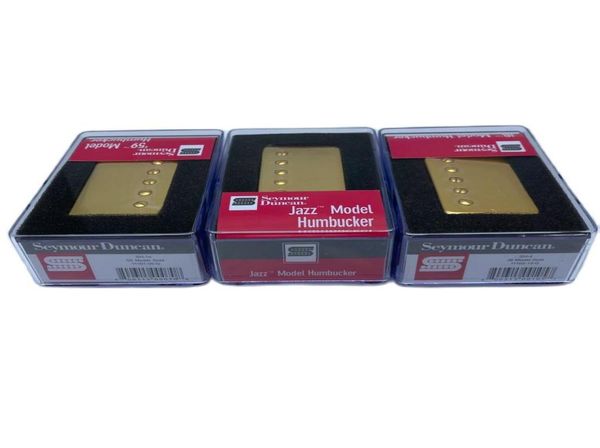 Mettre à niveau Seymour Duncan Alnico Pickups Rodded Humbucker Gold Jazz et SH4 JB Model 4C Guitare en stock7988705