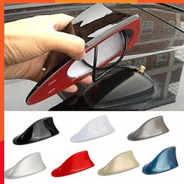 Upgrade Universele Autodak Haaienvin Decoratieve Antenne Antenne Cover Sticker Basis Dak Koolstofvezel Stijl Voor BMW/Honda/Toyota