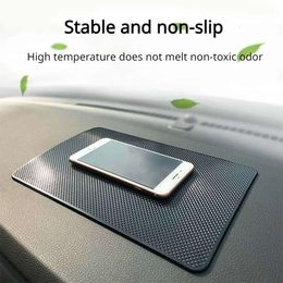 Amélioration du tableau de bord universel Grip Grip Sticky Pad Téléphone Solder Anti-Skid Silicone Mat Car Intérieur Accessoires LED TESLE