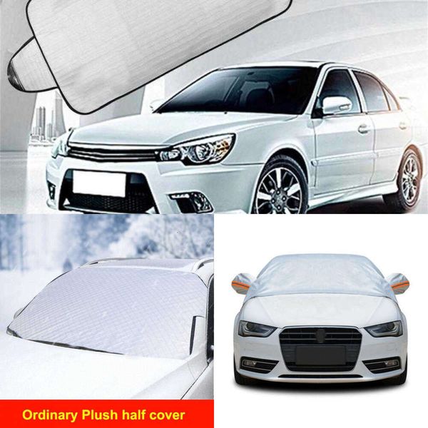 Mise à niveau mise à niveau universelle 230*148Cm couverture de neige de voiture pare-brise avant hiver neige glace pluie poussière protection contre le gel couverture antigel accessoires de voiture