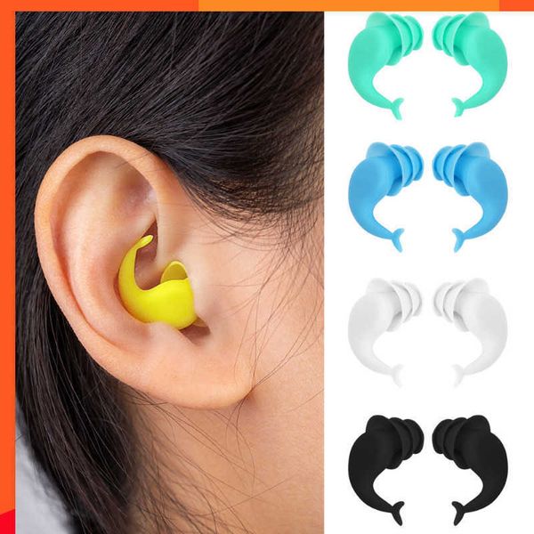 Mise à niveau Mise à niveau Mise à niveau Bouchons d'oreille de sommeil en silicone souple Isolation phonique Protection auditive Bouchons d'oreilles Natation Bouchons anti-bruit étanches pour voyage