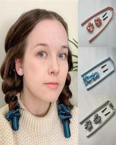 Upgrade-versie Warmteloze krulstaaf Hoofdband Geen warmte Krullen Lint Haarrollers Slaapzachte hoofdband Haarkrulspelden DIY-haar Styli2684688