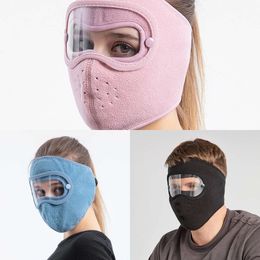 Upgrade Winter Warm Motorgezichtsmasker Anti-stof Winddicht Volledige gezichtsbedekking Hoed Nekhelm Skimasker Bril Kapkap