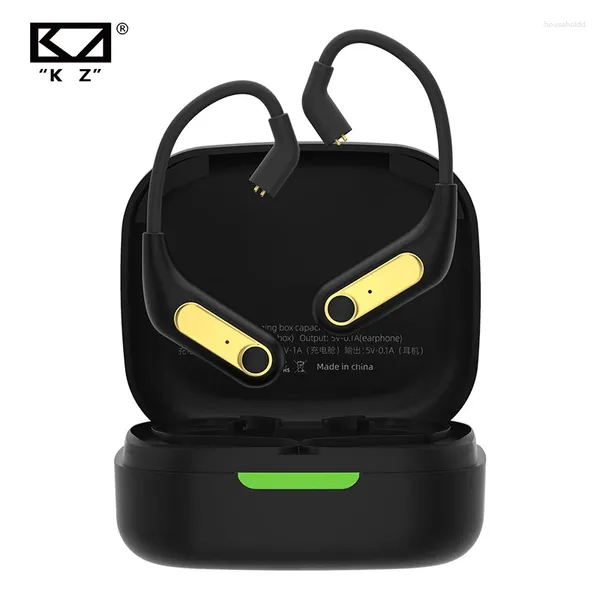 Écouteurs sans fil Bluetooth 5.2, mise à niveau, câble, crochet d'oreille, connecteur à broche B/C, avec étui de chargement