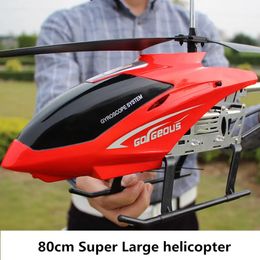 Mise à niveau XY-01 RC hélicoptère 3.5CH 80 cm grand modèle d'avion télécommandé en alliage extérieur RC Drone enfants jouet 3000 mAh 231230