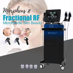 Verbeterde 3-in-1 Morpheus 8 fractionele RF-dotmatrix Microneedle-machine Microkristallijne diepte 8 mm 7 mm diepe huidverjonging en littekenverwijdering