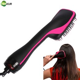 Brosse sèche-cheveux électrique 3 en 1 améliorée, OneStep et Styler pour lisser le sèche-cheveux ionique 231220