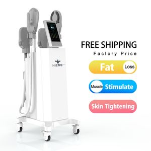 Mise à niveau 4 poignées 7 Tesla HIEMS + HIEMT beauté machine ems machine haute intensité non invasive Fat Burner stimulation musculaire Perte de poids Body Sculpt Machines