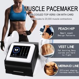 Système de refroidissement par air amélioré Body Shaper Minceur Machine Stimulateur musculaire Hi-emt Ems 7 tesla entraîneur musculaire magnétique combustion des graisses Sculpt Beauty Device